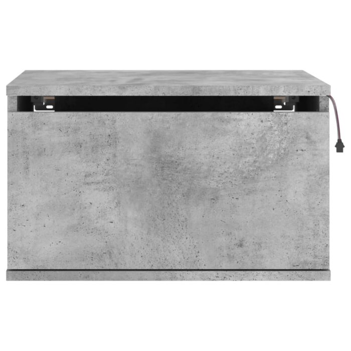 VXL8721012254176_g_en_hd_6.jpg Tables de chevet murales avec lumières LED 2 pcs gris béton – Image 6