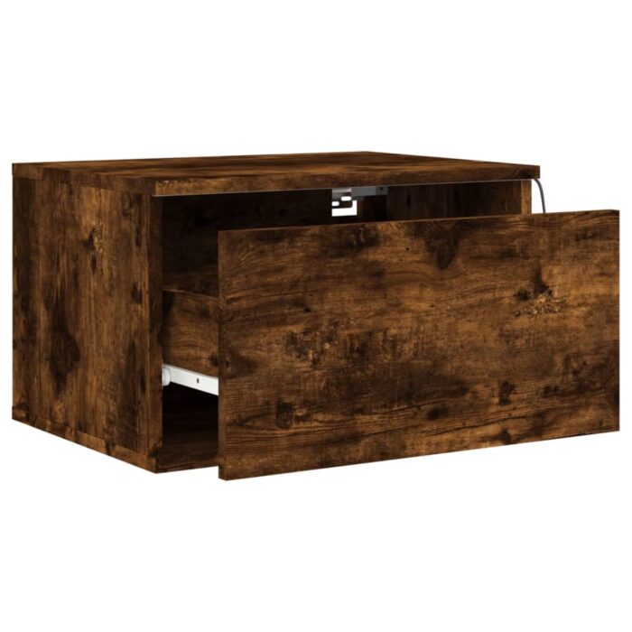 VXL8721012254183_g_en_hd_4.jpg Table de chevet murale avec lumières LED chêne fumé – Image 4