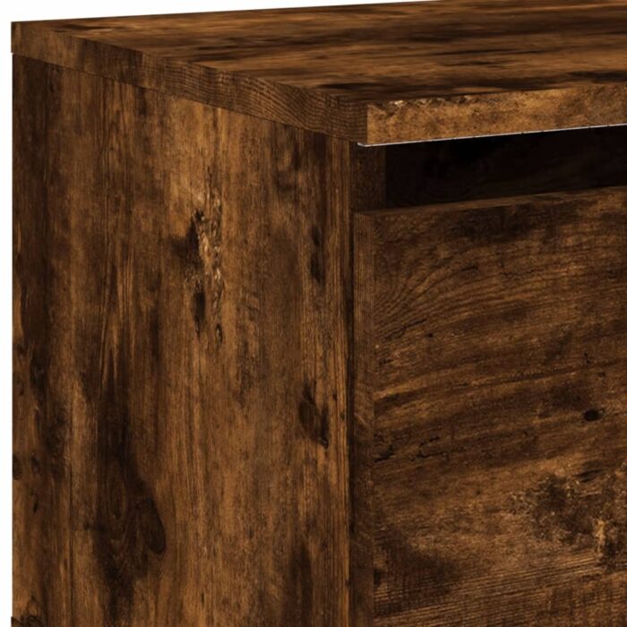 VXL8721012254183_g_en_hd_8.jpg Table de chevet murale avec lumières LED chêne fumé – Image 8