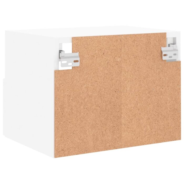 Meubles TV muraux 2 pcs blanc 40x30x30 cm bois d'ingénierie – Image 8