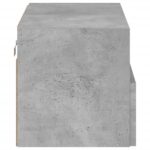 Meuble TV mural gris béton 60x30x30 cm bois d'ingénierie – Image 7