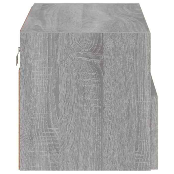 Meuble TV mural sonoma gris 60x30x30 cm bois d'ingénierie – Image 7