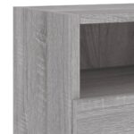 Meuble TV mural sonoma gris 60x30x30 cm bois d'ingénierie – Image 9
