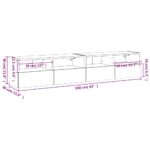 Meubles TV muraux 2 pcs gris béton 80x30x30cm bois d'ingénierie – Image 12