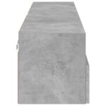 Meubles TV muraux 2 pcs gris béton 80x30x30cm bois d'ingénierie – Image 7