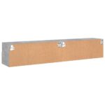 Meubles TV muraux 2 pcs gris béton 80x30x30cm bois d'ingénierie – Image 8