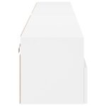 Meubles TV muraux 2 pcs blanc 100x30x30 cm bois d'ingénierie – Image 6