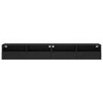 Meubles TV muraux 2 pcs noir 100x30x30 cm bois d'ingénierie – Image 5