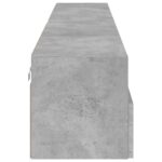 Meubles TV muraux 2pcs gris béton 100x30x30cm bois d'ingénierie – Image 6