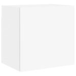 Meubles TV muraux 2 pcs blanc 40,5x30x40 cm bois d'ingénierie – Image 4