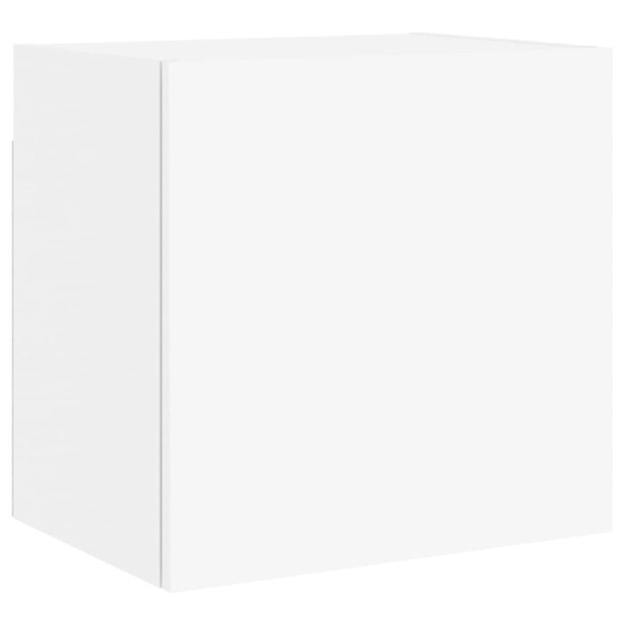 Meubles TV muraux 2 pcs blanc 40,5x30x40 cm bois d'ingénierie – Image 4