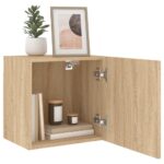 Meubles TV muraux 2 pcs chêne sonoma 40,5x30x40 cm – Image 3