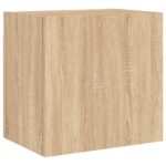 Meubles TV muraux 2 pcs chêne sonoma 40,5x30x40 cm – Image 4