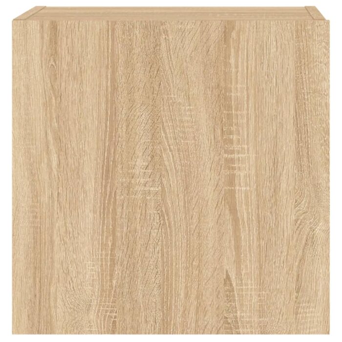 Meubles TV muraux 2 pcs chêne sonoma 40,5x30x40 cm – Image 6