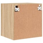Meubles TV muraux 2 pcs chêne sonoma 40,5x30x40 cm – Image 8