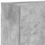 Meubles TV muraux 2 pcs gris béton 40,5x30x40cm bois ingénierie – Image 10