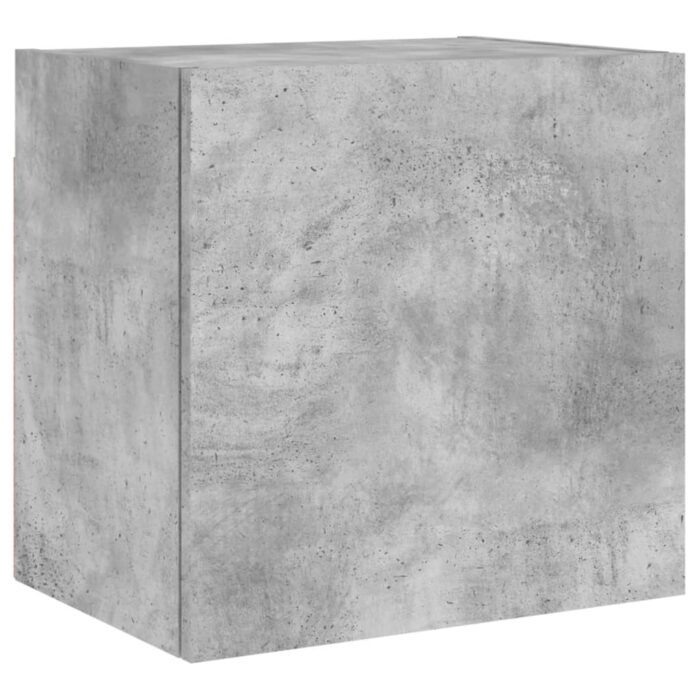 Meubles TV muraux 2 pcs gris béton 40,5x30x40cm bois ingénierie – Image 4