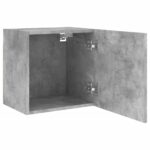 Meubles TV muraux 2 pcs gris béton 40,5x30x40cm bois ingénierie – Image 5