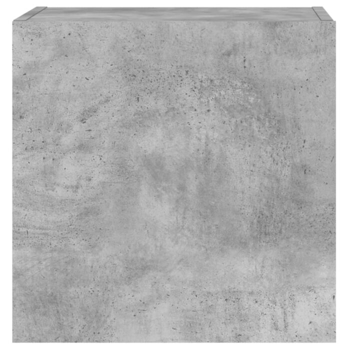 Meubles TV muraux 2 pcs gris béton 40,5x30x40cm bois ingénierie – Image 6