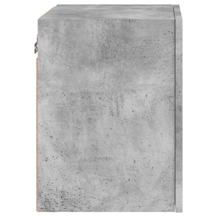 Meubles TV muraux 2 pcs gris béton 40,5x30x40cm bois ingénierie – Image 7