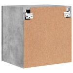 Meubles TV muraux 2 pcs gris béton 40,5x30x40cm bois ingénierie – Image 8