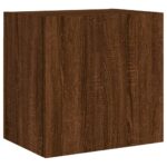 Meubles TV muraux 2 pcs chêne marron 40,5x30x40 cm – Image 4