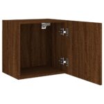 Meubles TV muraux 2 pcs chêne marron 40,5x30x40 cm – Image 5