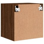 Meubles TV muraux 2 pcs chêne marron 40,5x30x40 cm – Image 8