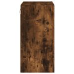 Meuble TV mural chêne fumé 40,5x30x60 cm bois d'ingénierie – Image 6