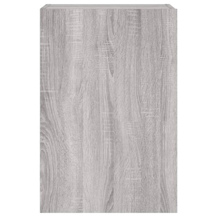 Meuble TV mural sonoma gris 40,5x30x60 cm bois d'ingénierie – Image 5