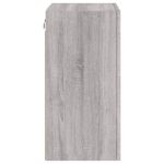 Meuble TV mural sonoma gris 40,5x30x60 cm bois d'ingénierie – Image 6