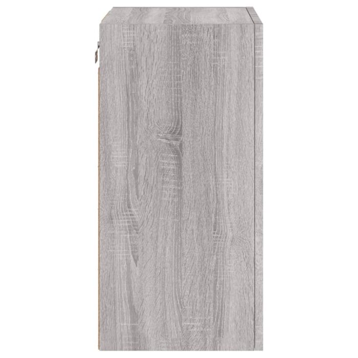 Meuble TV mural sonoma gris 40,5x30x60 cm bois d'ingénierie – Image 6