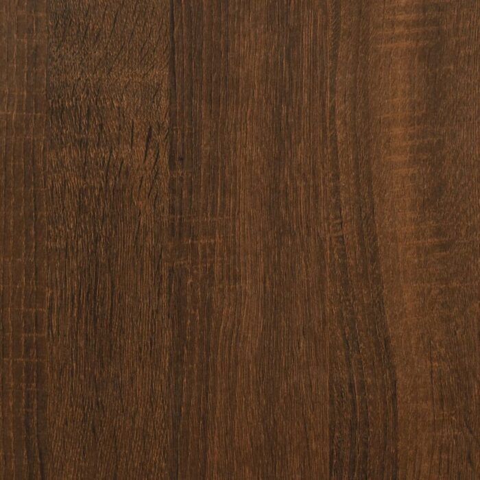Meuble TV mural chêne marron 40,5x30x60 cm bois d'ingénierie – Image 11