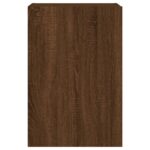 Meuble TV mural chêne marron 40,5x30x60 cm bois d'ingénierie – Image 5