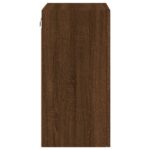 Meuble TV mural chêne marron 40,5x30x60 cm bois d'ingénierie – Image 6