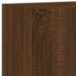 Meuble TV mural chêne marron 40,5x30x60 cm bois d'ingénierie – Image 9