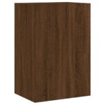 Meubles TV muraux 2 pcs chêne marron 40,5x30x60 cm – Image 3