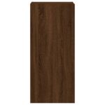 Meuble TV mural chêne marron 40,5x30x90 cm bois d'ingénierie – Image 5