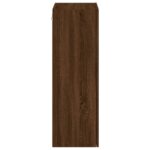 Meuble TV mural chêne marron 40,5x30x90 cm bois d'ingénierie – Image 6