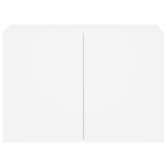 Meuble TV mural blanc 60x30x41 cm – Image 4