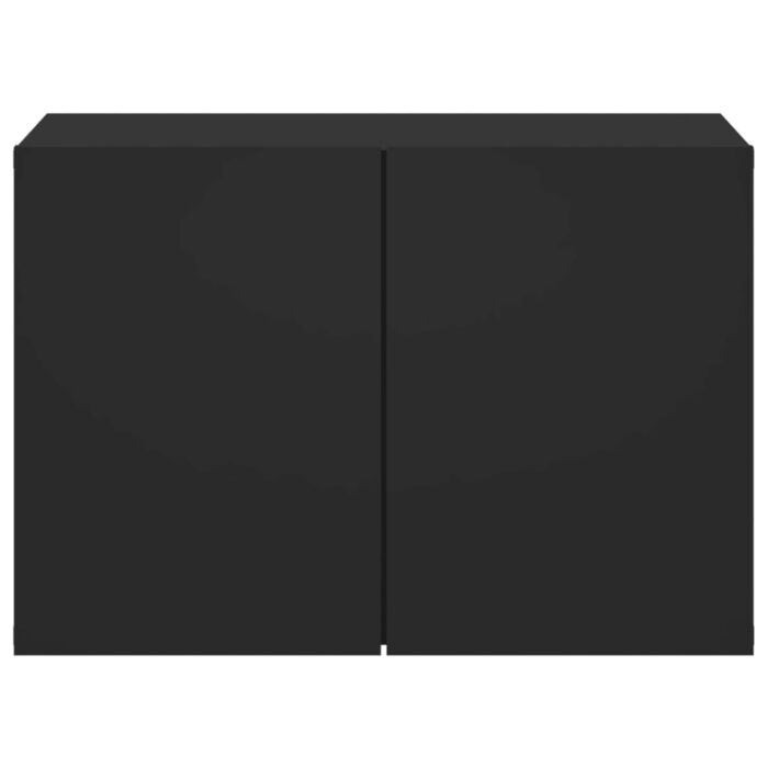 Meuble TV mural noir 60x30x41 cm – Image 4