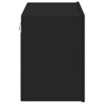 Meuble TV mural noir 60x30x41 cm – Image 5