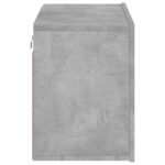 Meuble TV mural gris béton 60x30x41 cm – Image 5