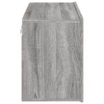 Meuble TV mural sonoma gris 80x30x41 cm – Image 5