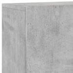 Meuble TV mural gris béton 100x30x41 cm – Image 7