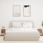 Meubles TV muraux lumières LED 2 pcs chêne sonoma 30x28,5x30 cm – Image 2