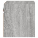 Meubles TV muraux et lumières LED 2pcs sonoma gris 30x28,5x30cm – Image 7