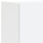 Meuble TV avec lumières LED blanc 30,5x30x102 cm – Image 11