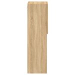 Meuble TV avec lumières LED chêne sonoma 30,5x30x102 cm – Image 8