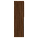 Meubles TV avec lumières LED 2 pcs chêne marron 30,5x30x102 cm – Image 8